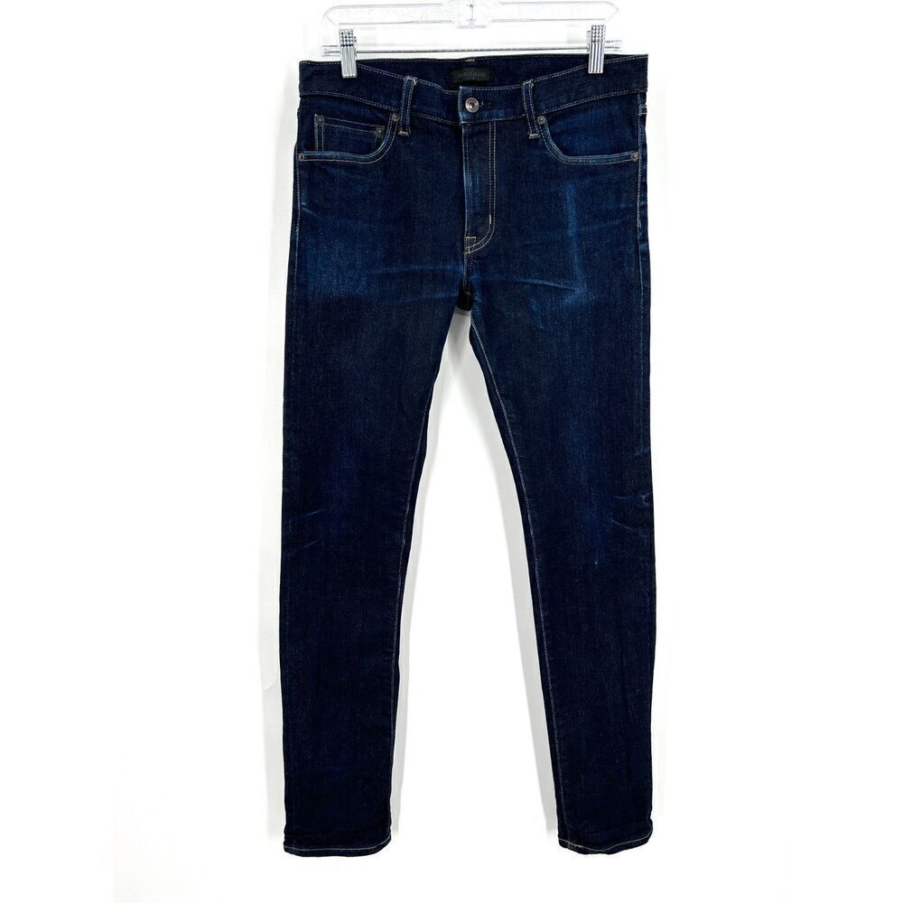 UNIQLO JEANS Skinny Dark Wash Denim Blue Jeans Size 32 x 34